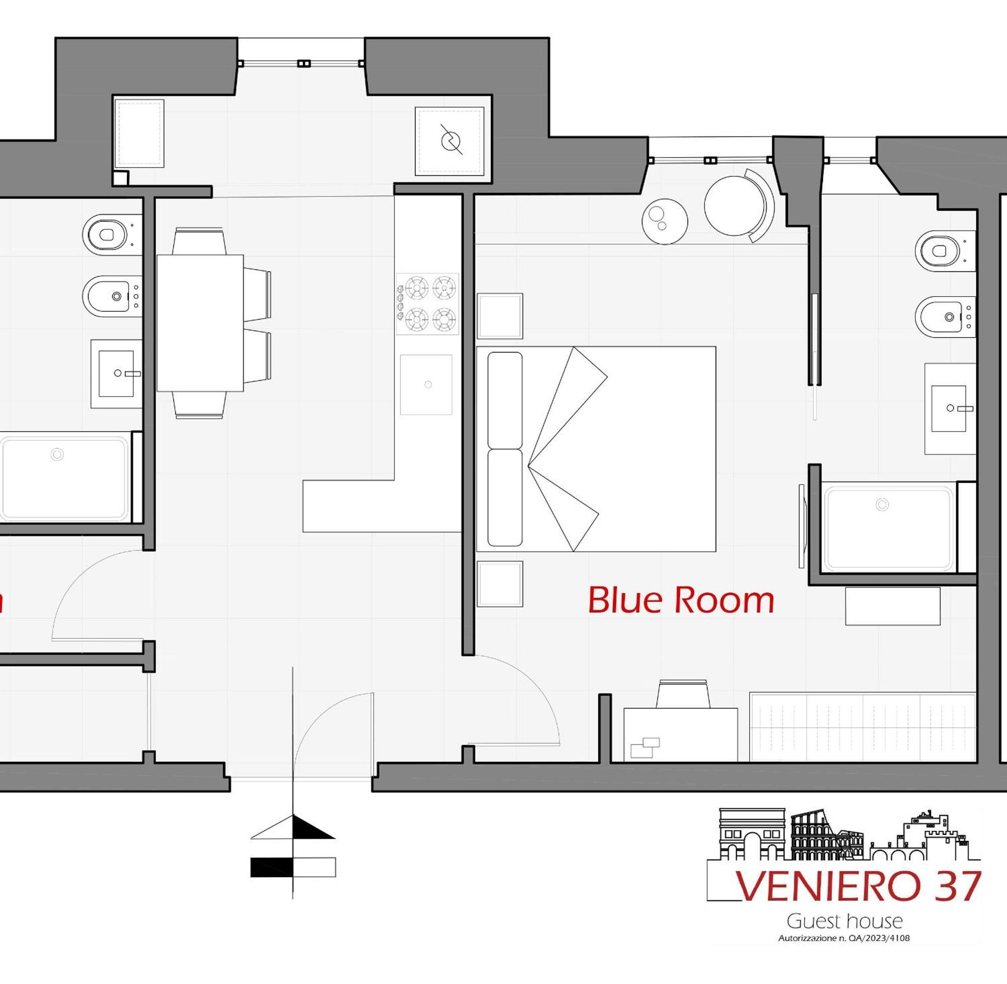 Veniero37 Guest House Rom Eksteriør billede